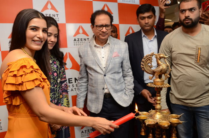 Samantha Launches AZent Overses Eduction