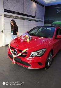 Nabha Natesh gifts herself Mercedes  title=