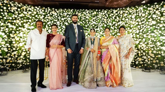 Jaya Sudha Son Wedding Reception