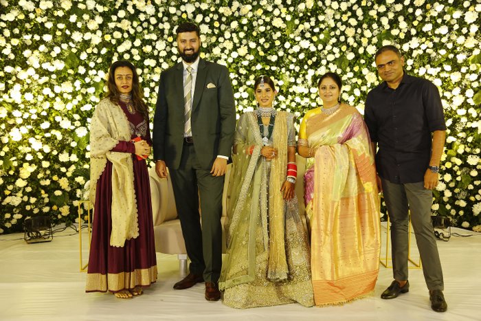 Jaya Sudha Son Wedding Reception