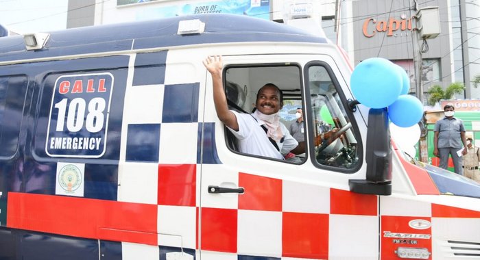 Jagan inauguration Of Emergency Vehicles