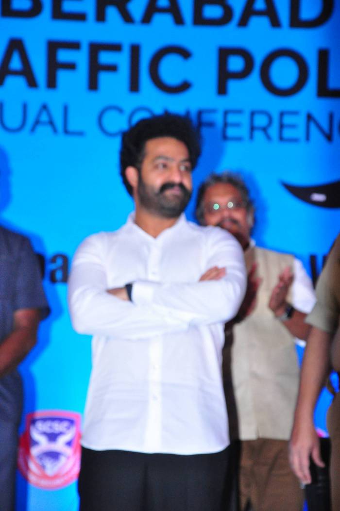 NTR at Cyberabad Traffic Police