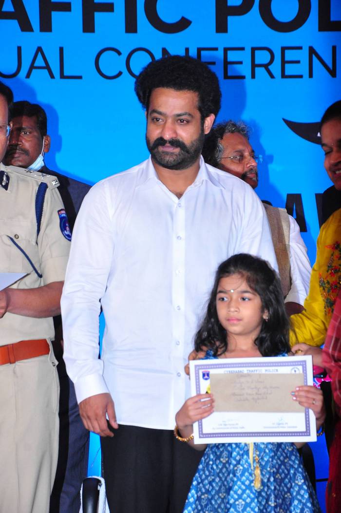 NTR at Cyberabad Traffic Police